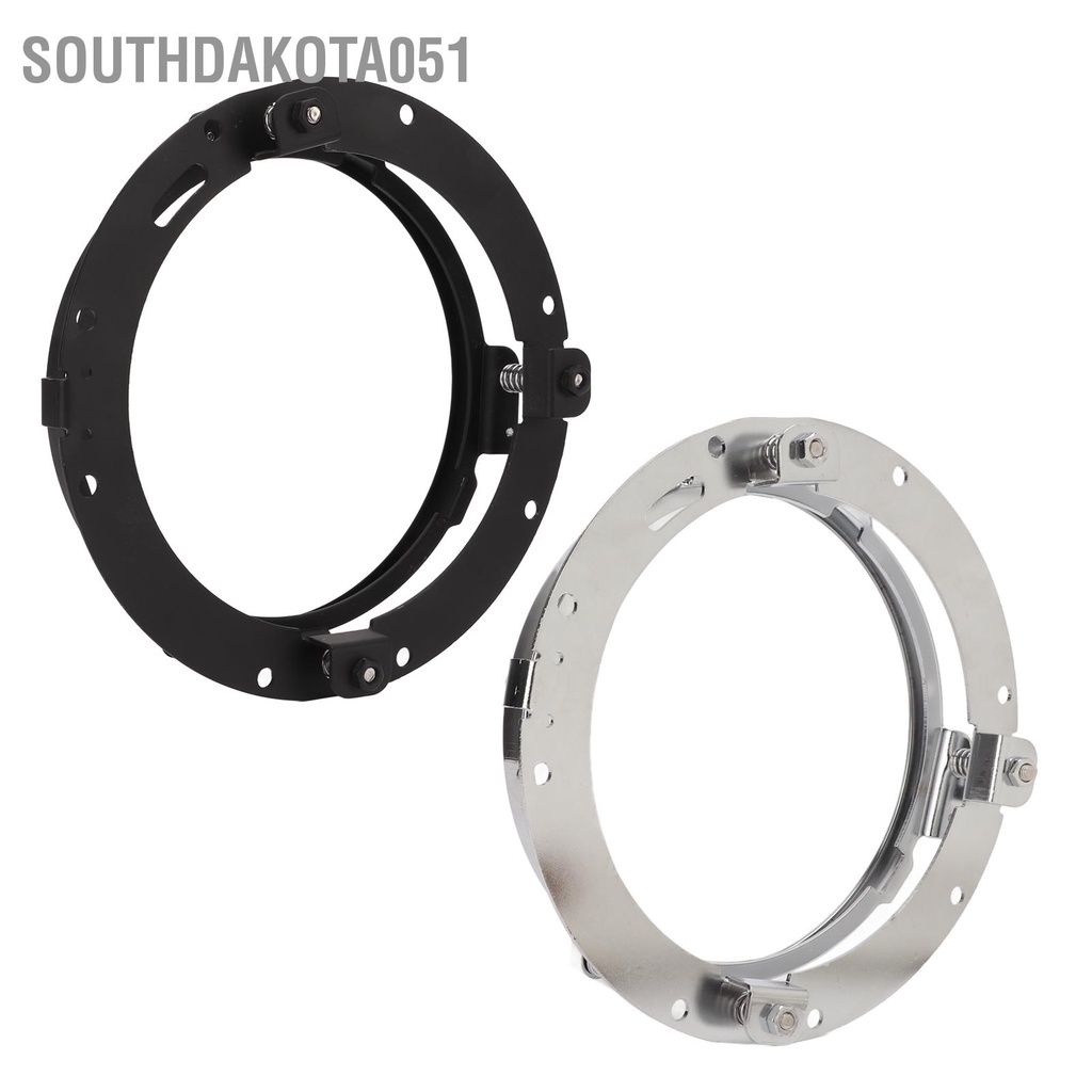 [Hàng HOT] Khung Tròn đèn pha xe máy 7 inch - Giá Đỡ Đèn Pha Led gắn đầu xe máy【Southdakota051】