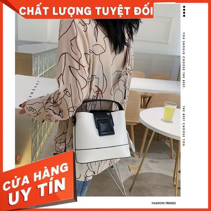 Túi Đeo chéo khóa vuông Hàn Quốc QN 01 | BigBuy360 - bigbuy360.vn