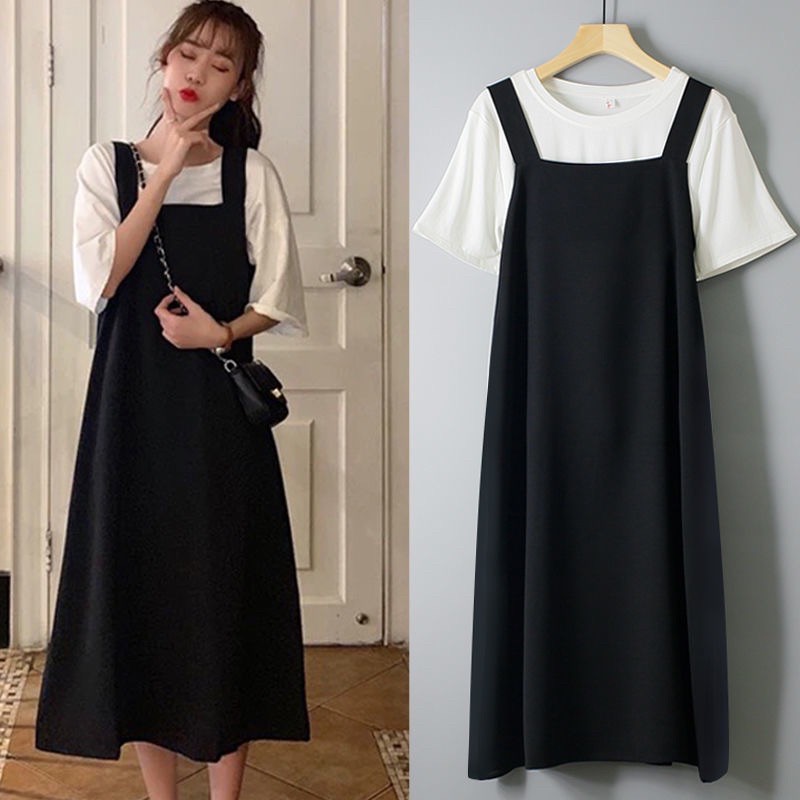 Set yếm váy,áo phông chất cottong hàng loại 1