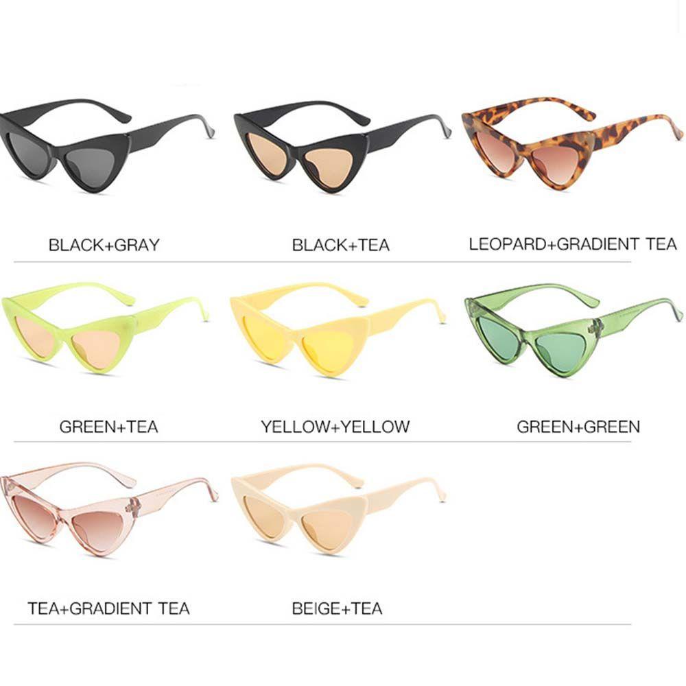 LILYES Kính Mát Gọng Nhựa Hình Tam Giác Nhiều Màu Sắc Thời Trang Cho Nữ