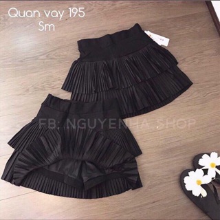 Chân váy dập ly 2 tầng