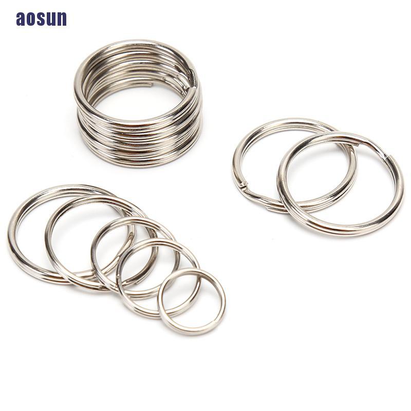 Set 100 vòng kim loại dùng để treo chìa khóa tiện lợi