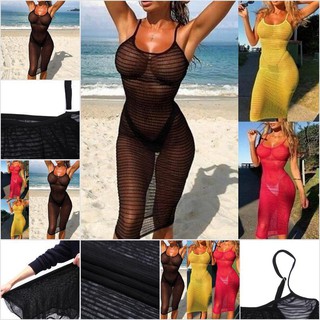 Đầm Lưới Khoác Ngoài Bikini