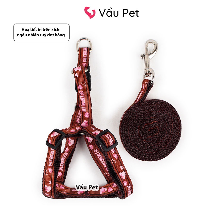 Xích Chó Mèo Yên Ngựa - Dây Xích Chó Mèo Đi Dạo Vẩu Pet Shop