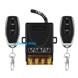 Bộ công tắc điều khiển từ xa 100m/ 3000W/30A/220V,điều khiển từ xa cho máy bơm ,công tắc không dây