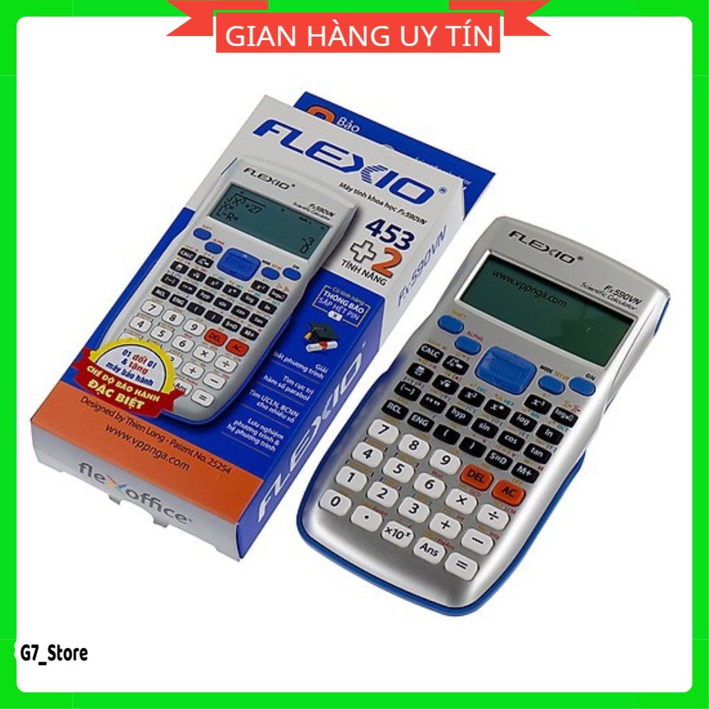 Máy tính khoa học FX 590VN,máy tính học sinh cao cấp 5.0