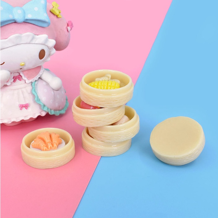 Mô hình các loại dimsum mini trang trí nhà búp bê, nhà mô hình DIY