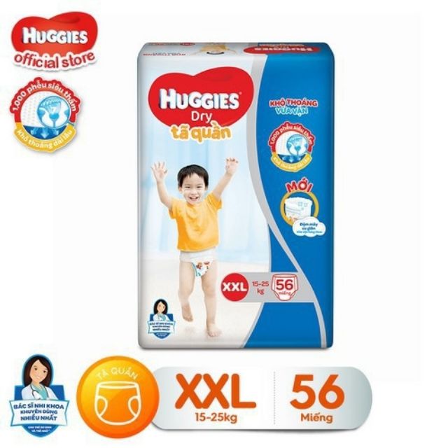 Tã quần Huggies Dry size L 68 miếng