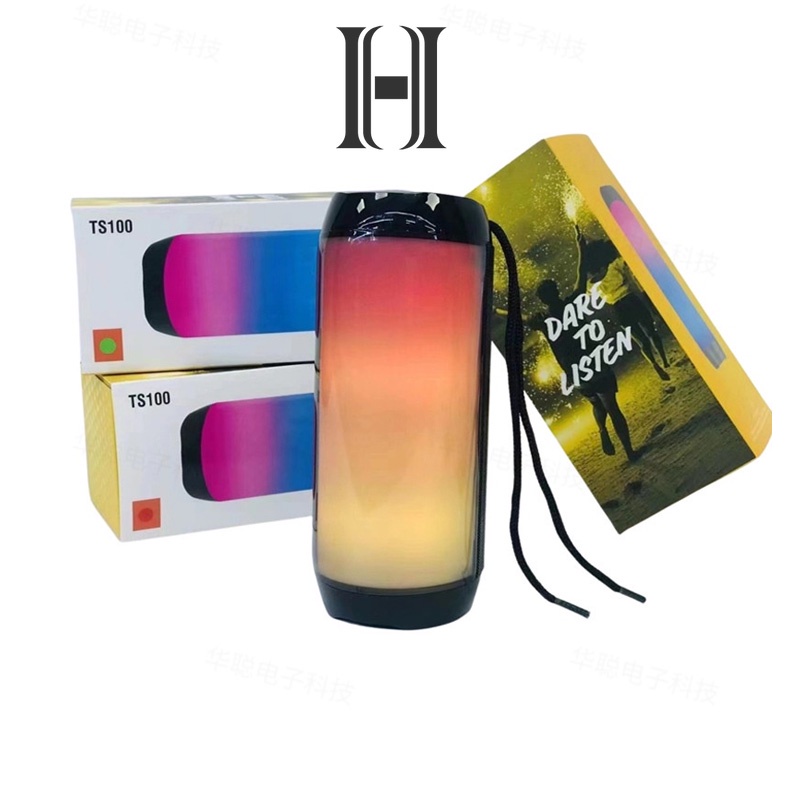Loa Bluetooth Không Dây Kiêm Đèn Led Theo Nhạc , Âm Thanh Tuyệt Đỉnh - LỖI 1 đổi 1