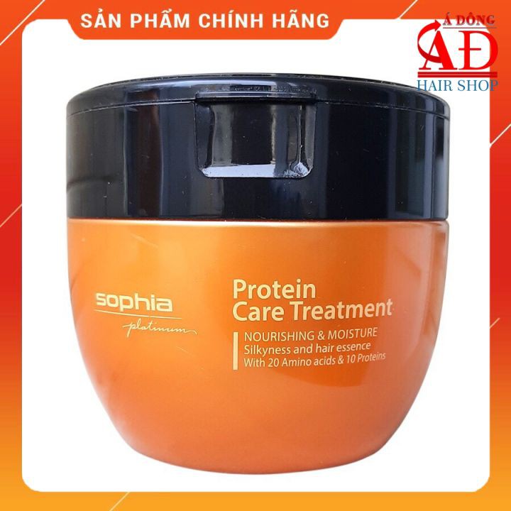 [+Tặng mũ trùm] Dầu hấp ủ tóc Sophia Protein Care siêu dưỡng tóc yếu gãy rụng Hàn Quốc 500ml