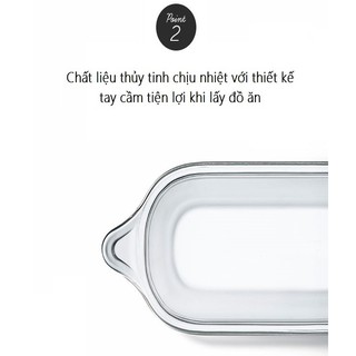 Đĩa thủy tinh Lock&Lock LLG585 4.4L