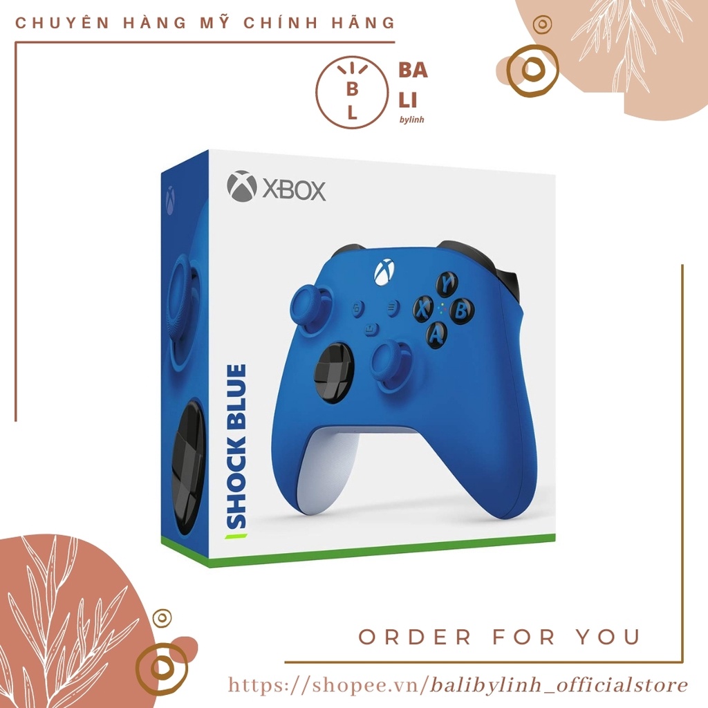 Tay cầm chơi game Microsoft Xbox Wireless Controller Xbox Series S màu SHOCK BLUE