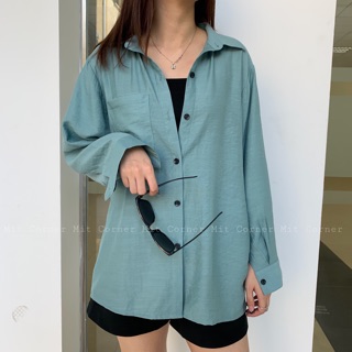 Áo sơ mi xanh ngọc,trắng,đen