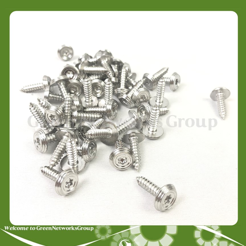 Ốc salaya xoắn 5ly dàn áo đầu lục giác bông Greennetworks ( 1 cái )