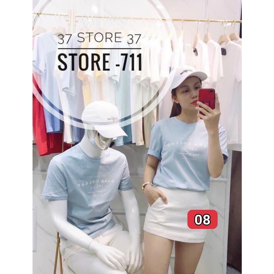 Áo thun Nam,Nữ Cổ Tròn Tay Ngắn chất liệu cotton cao cấp hàng hiệu chuẩn shop( hình ảnh 100%) M'LEE SHOP T222