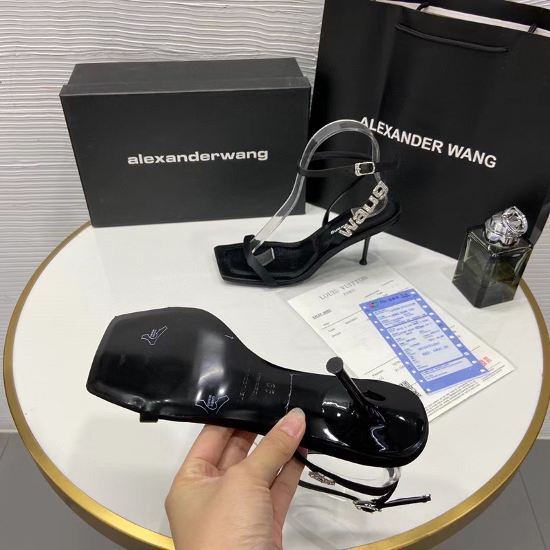 Sandal cao gót quai mảnh alxd wang 7p fullbox