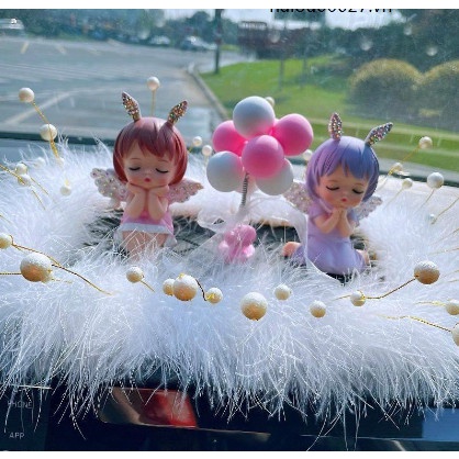 Trang trí taplo - Sét tượng thiên thần búp bê anne đặt bàn học bàn làm việc siêu xinh và dễ thương