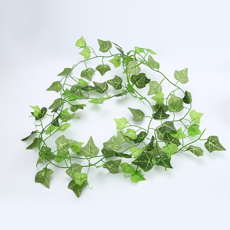 210CM Long artificial plant green lvy leaves/Hanging ivy leaf plants vines/DIY Plant for home garden party decor