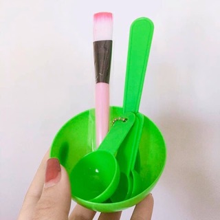 Bộ chén cọ pha mặt nạ 6 món