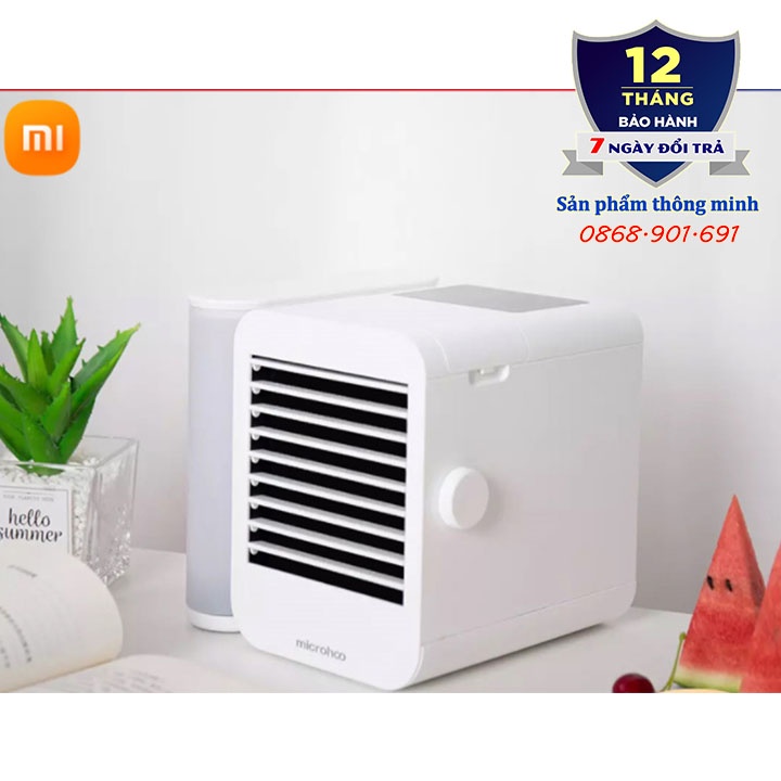 Quạt điều hòa mini Xiaomi Microhoo MH01R/MH02A - Màn Hình Cảm Ứng & Cổng USB 3 Trong 1 - Quạt đá lạnh 1000ml