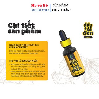 DẦU TỎI ĐEN ORGANIC