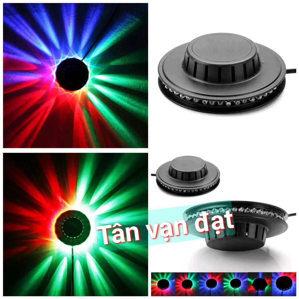 Đèn 48 led trang trí tự đổi màu cảm ứng âm thanh