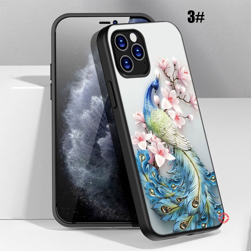 Ốp Điện Thoại Hình Chim Công ye18 Cho iphone 5 5s 6 6s 7 8 11 pro max plus se xr