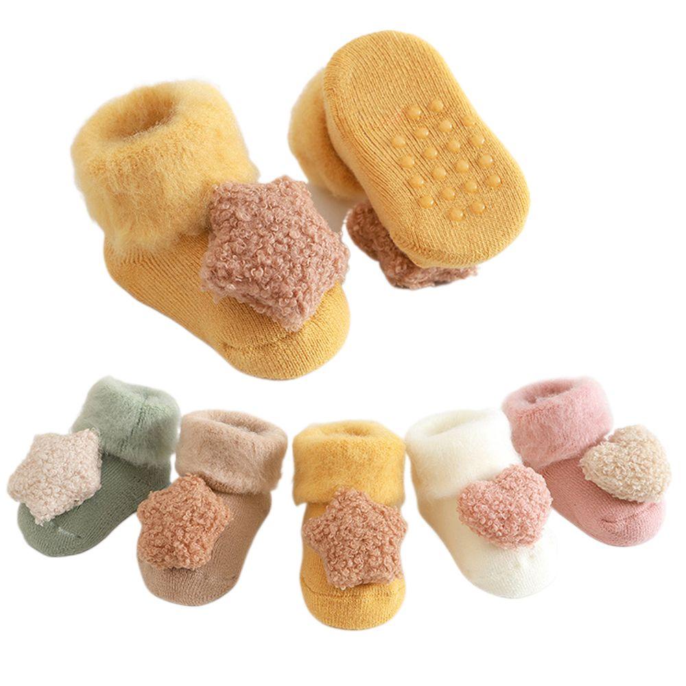 Vớ Dày Mềm Mại Chống Trượt Hình Ngôi Sao Ngọt Ngào Cho Bé Sơ Sinh