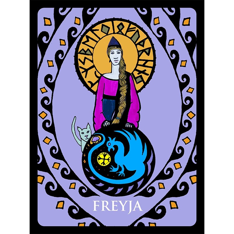 Bộ Bài Odin and the Nine Realms Oracle (Mystic House Tarot Shop) - Bài Gốc Authentic Chính Hãng 100%