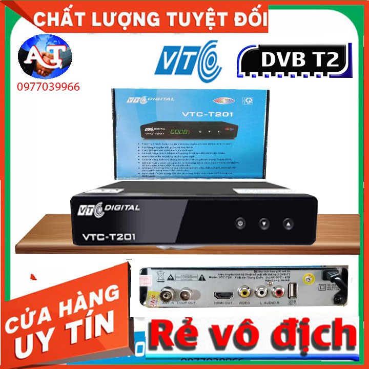 Đầu Thu kỹ Thuật Số Truyền Hình ,Đầu Thu Mặt Đất VTC T201