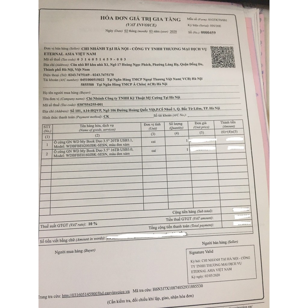 Ổ cứng WD My Book Duo 16TB(chính hãng)