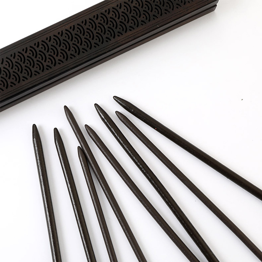 Set 5 Trâm Cài Tóc Bằng Gỗ Phong Cách Trung Hoa 18 / 15cm