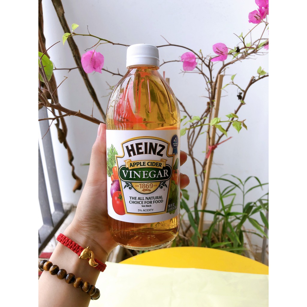 Giấm Táo HEINZ 473ml chai thuỷ tinh 5.0