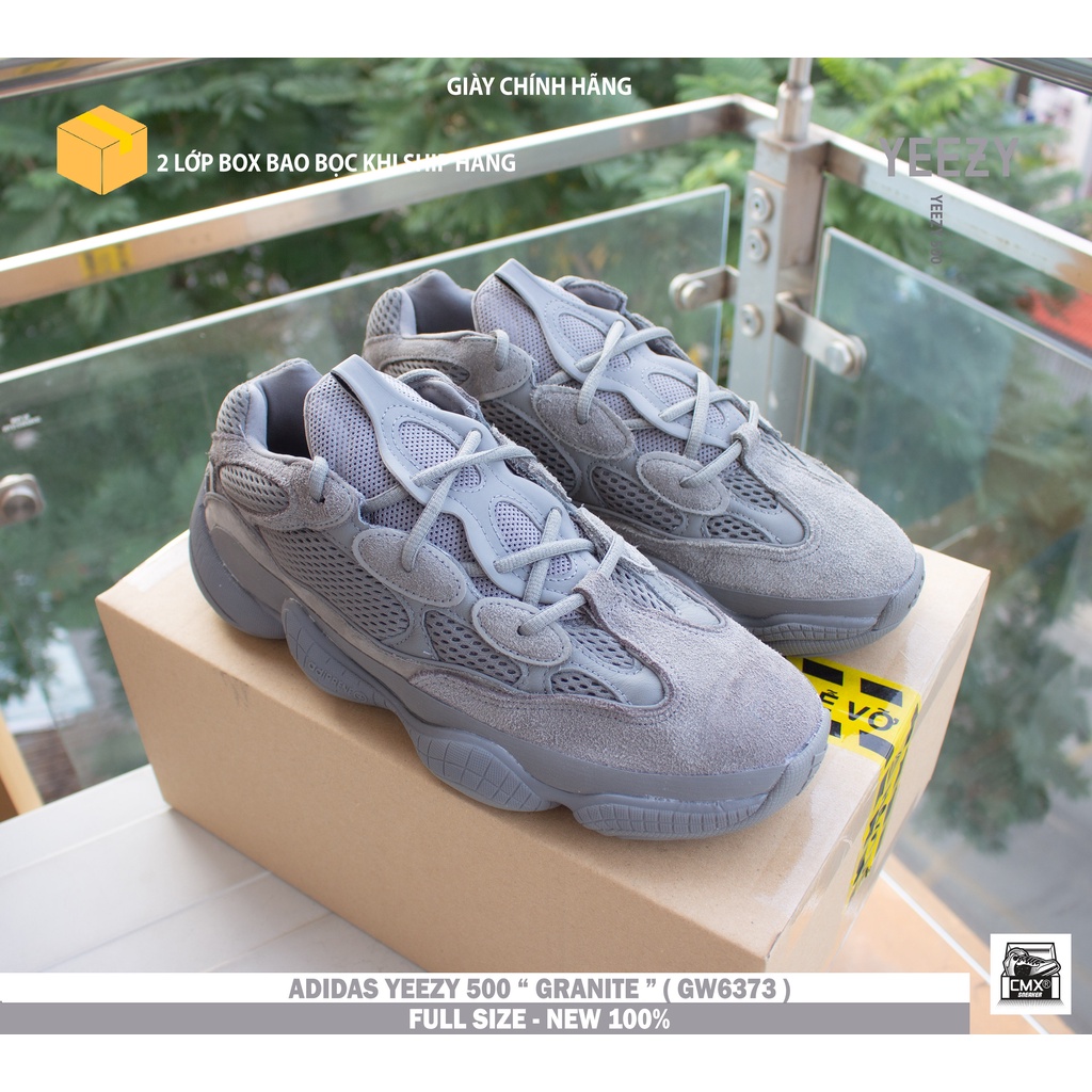 [ HÀNG CHÍNH HÃNG ] GIày Adidas Yeezy 500 Granite ( GW6373 ) - REAL AUTHENTIC 100%