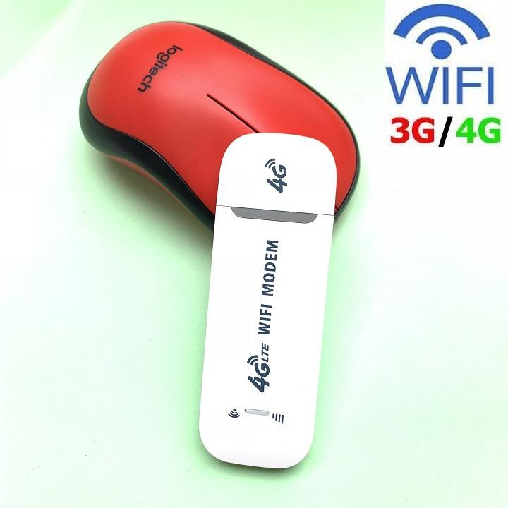 Usb Di Động Cầm Tay Phát Wifi Bằng Sim 3G 4G Dogle 4G Đa Mạng, Tốc Độ Cao Mạng Ổn Định Tặng Kèm Sim 4G