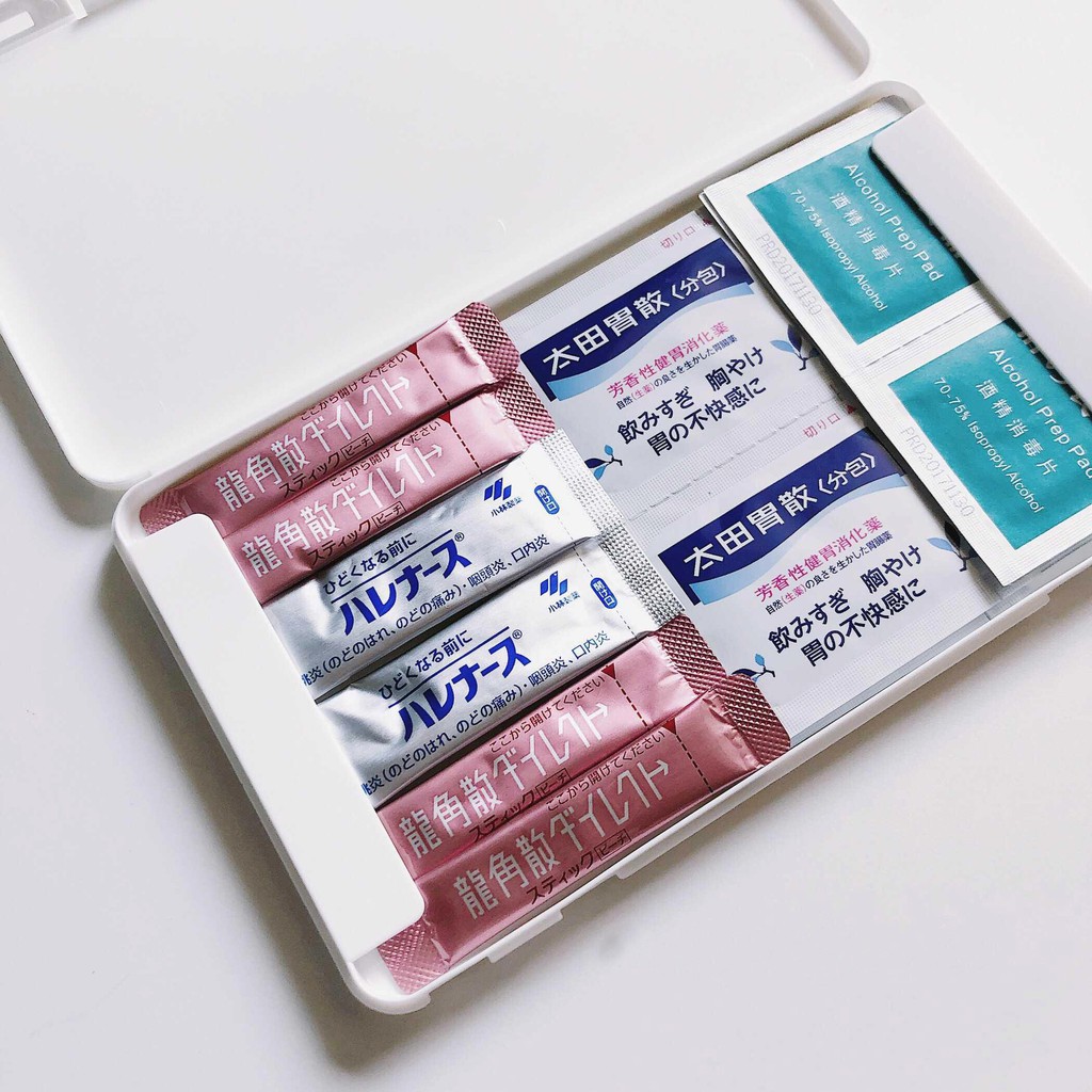 [Hàng mới về] Hộp đựng cất giữ khẩu trang chống bụi bẩn và chống ẩm nhỏ gọn tiện lợi