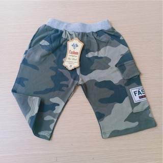 Quần lửng bé trai phong cách hip hop, họa tiết rằn ri cho bé trai phong cách chú bộ đội (#quanranri)