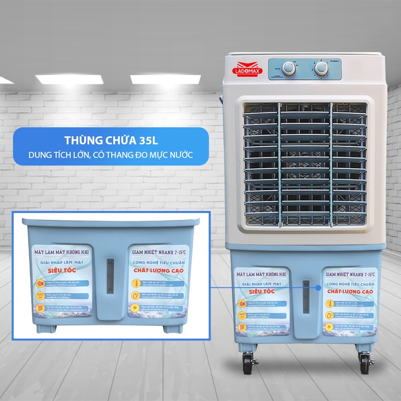 Quạt hơi nước KS 3800C- Máy lọc không khí - công xuất lớn
