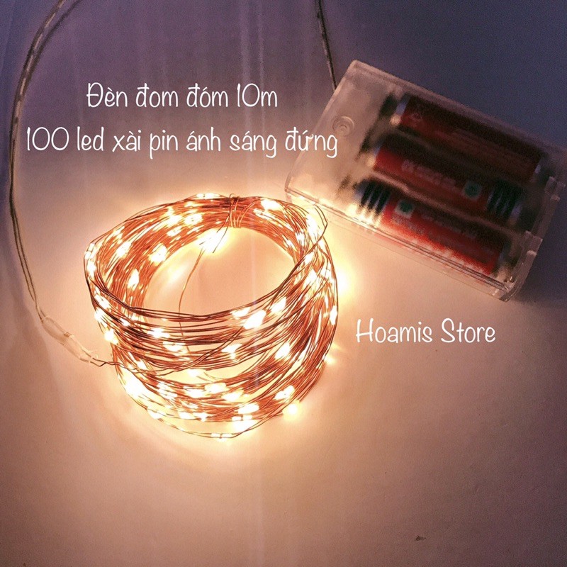 Dây đèn đom đóm 2m / 3m / 5m / 10m  xài điện / xài pin / usb trang trí phòng ngủ