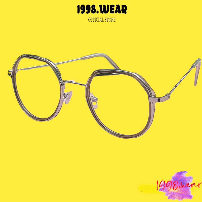 Kính mắt nữ gọng sắt thiết kế thời trang cá tính phong cách hàn quốc 1998.WEAR