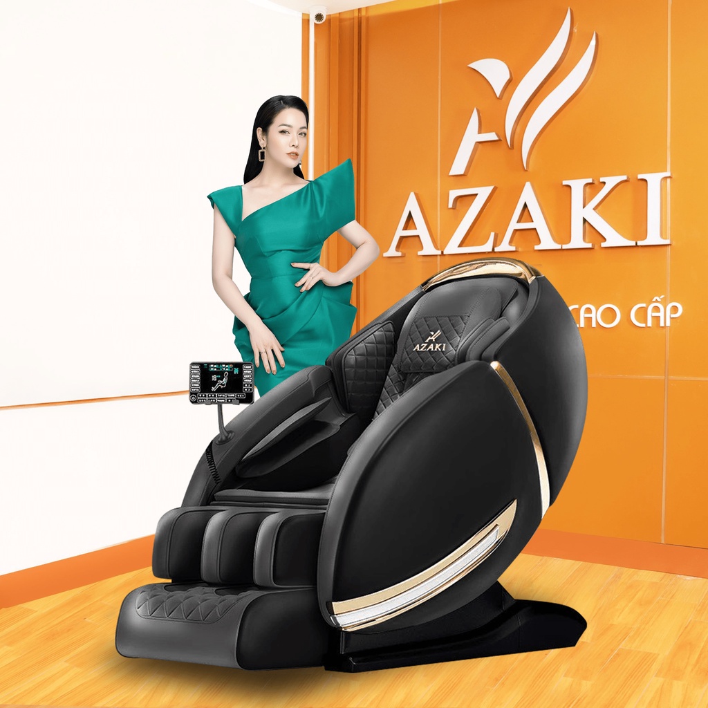 Ghế Massage Toàn Thân Azaki CS25 Plus nhiều chế độ mát xa giảm mệt mỏi, đau lưng, đau vai cổ gáy, đau nhức xương khớp