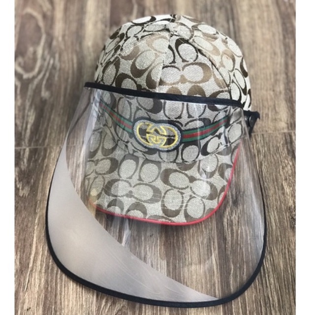 Nón có kính chống bụi, gió, giọt bắn Có thể tháo tấm chắn