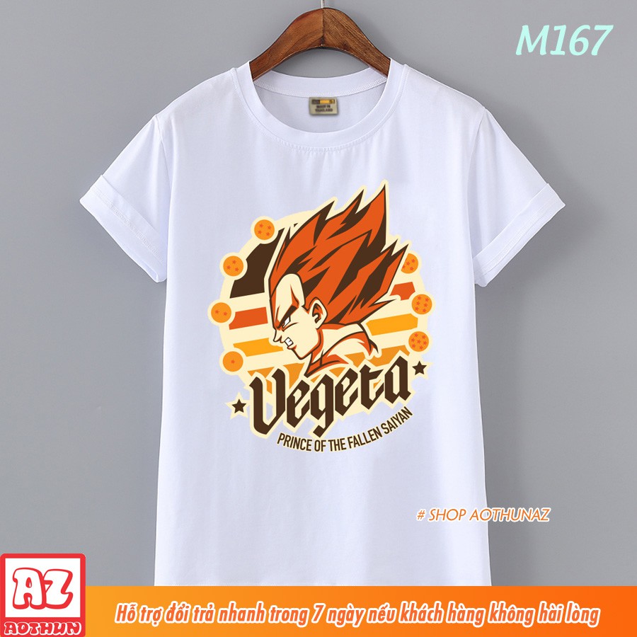 Áo thun Nam Dragon Ball Super Songoku Vegeta Form rộng