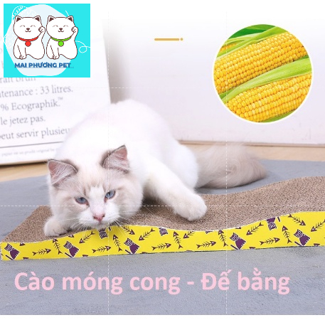 Size M - Đồ Chơi Bàn Cào Móng Hình Cá Bằng Thừng Đáng Yêu Cho Mèo