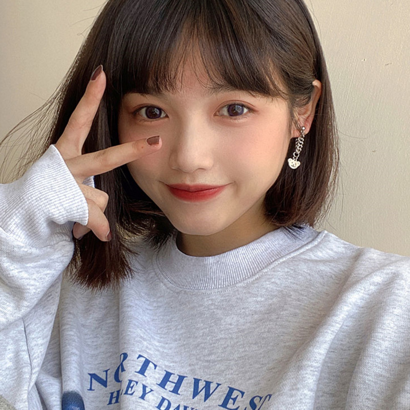 Khuyên Tai Dáng Dài Hình Gấu Dễ Thương Cho Nữ