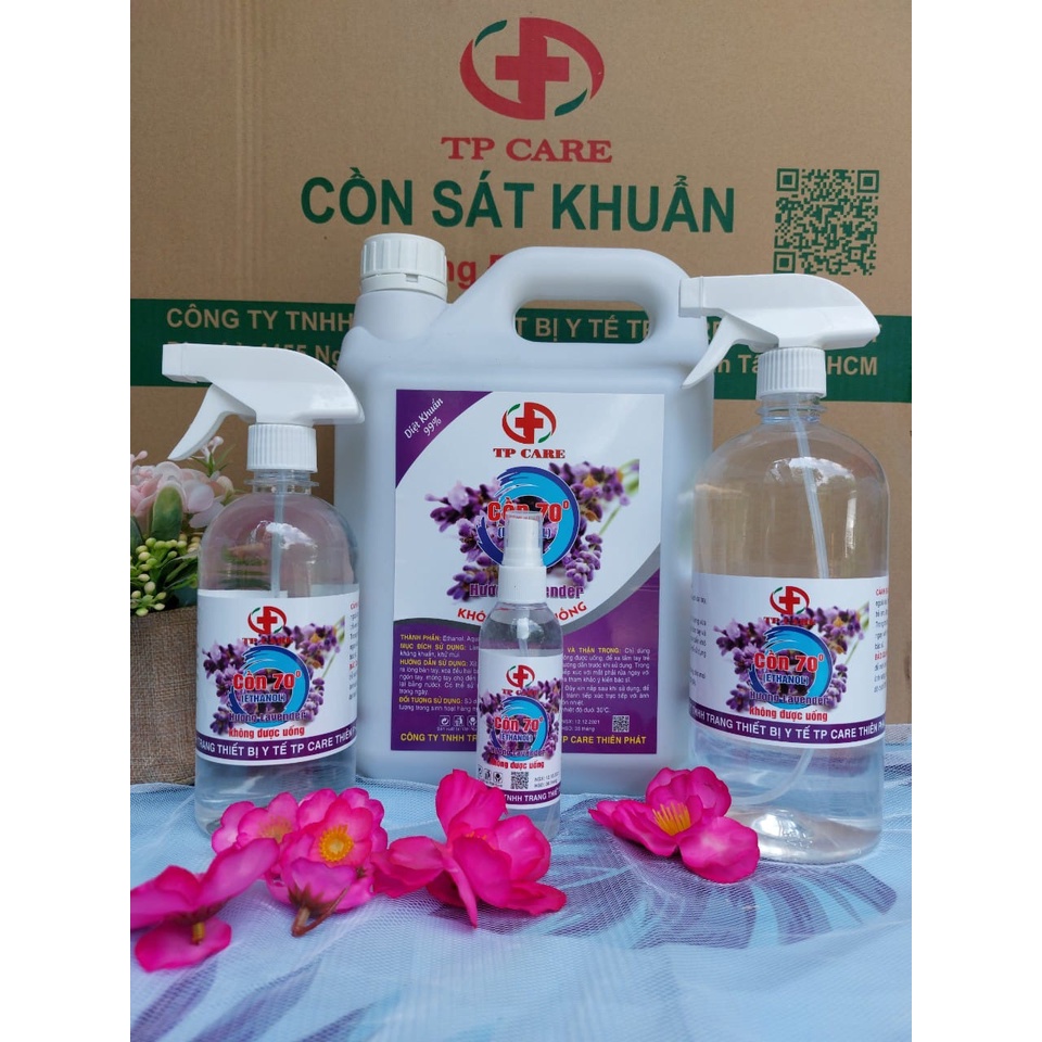 Cồn Y Tế Sát Khuẩn Ethanol Can 5 Lít - Cồn rửa tay sát khuẩn - TPCare
