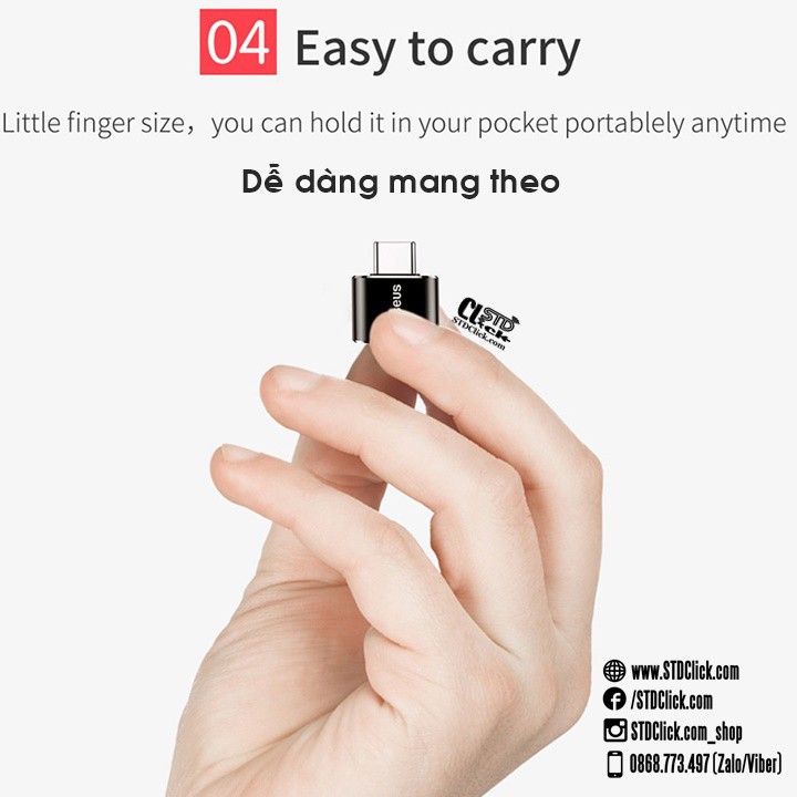 JACK CHUYỂN TYPE C SANG USB VÀ MICRO BASEUS OTG 2.4A CHÍNH HÃNG HÀNG CHUẨN | BigBuy360 - bigbuy360.vn