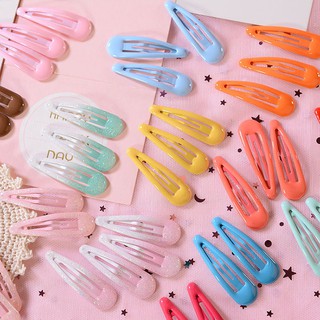 Kẹp tóc bấm nhiều màu sắc cho bé - đủ màu