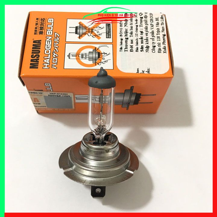 Bóng đèn ô tô xe hơi Masuma H7 12V-55W Japan