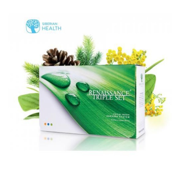BỘ 3 THẢI ĐỘC SIBERIAN HEALTH RENAISSANCE TRIPLE SET